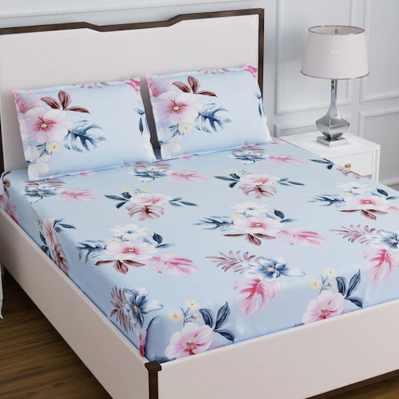 https://fazhionshore.com/products/blue-pink-floral-glazed-cotton-220-tc-king-bedsheet-with-2-pillow-covers