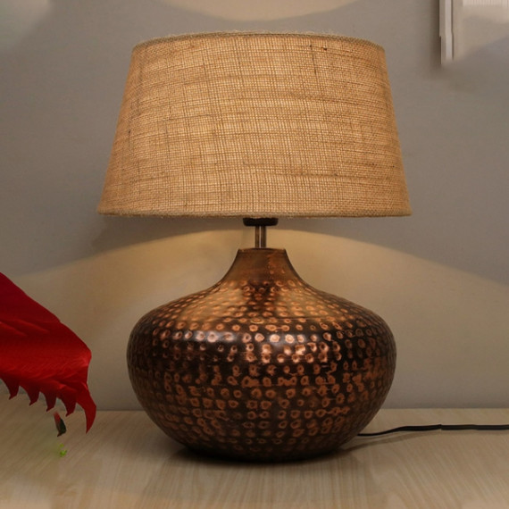 https://fazhionshore.com/products/brown-antique-hammered-table-lamp-with-jute-shade