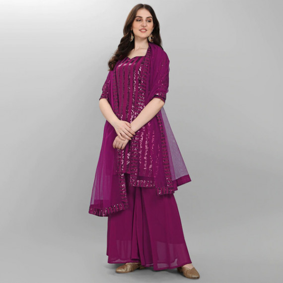 https://fazhionshore.com/products/purple-embroidered-sequined-silk-georgette-semi-stitched-dress-material