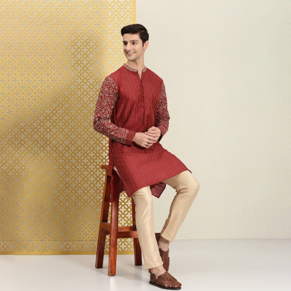 https://fazhionshore.com/products/men-red-gold-toned-ethnic-motifs-printed-thread-work-kurta