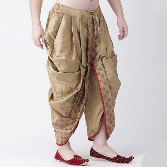 https://fazhionshore.com/products/men-beige-red-printed-dupion-silk-dhoti-pants