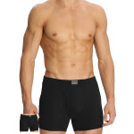 Men Pack of 2 Black Boxer Briefs 8008-0205