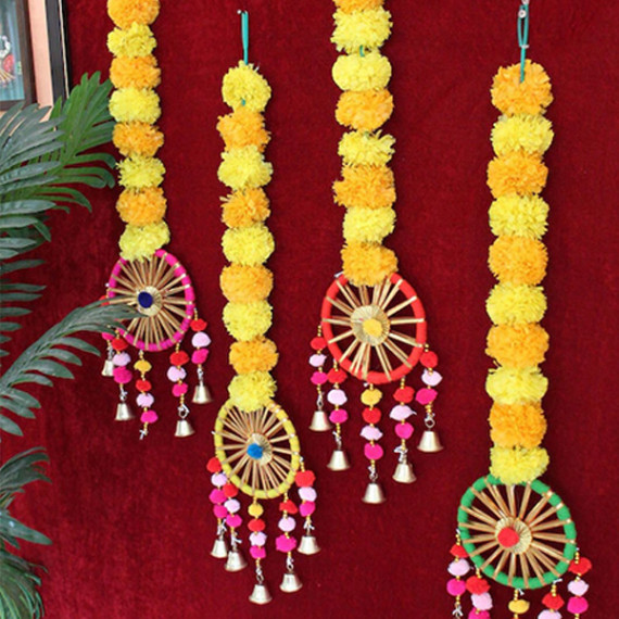 https://fazhionshore.com/products/set-of-4-artificial-marigold-flowers-hanging-garland-torans-with-bells