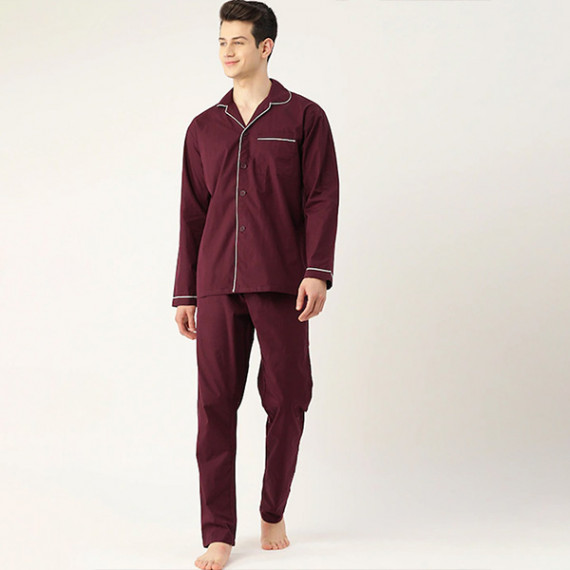 https://fazhionshore.com/products/men-burgundy-pure-cotton-solid-nightsuit