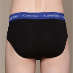 Men Black Pack of 3 Solid Briefs U26616V2