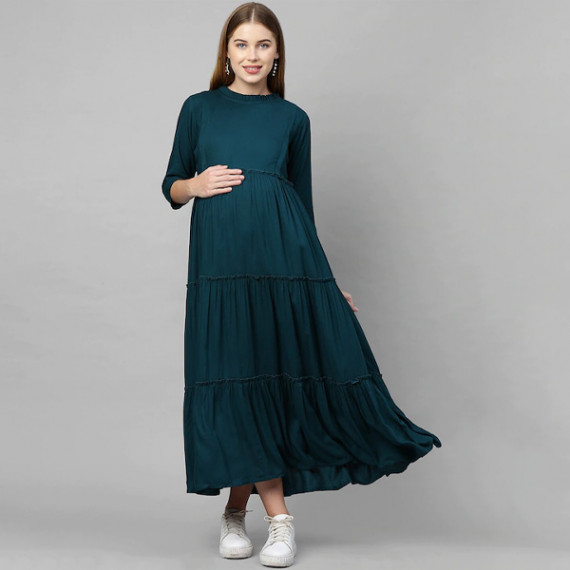 https://fazhionshore.com/products/teal-green-maternity-maxi-nursing-dress