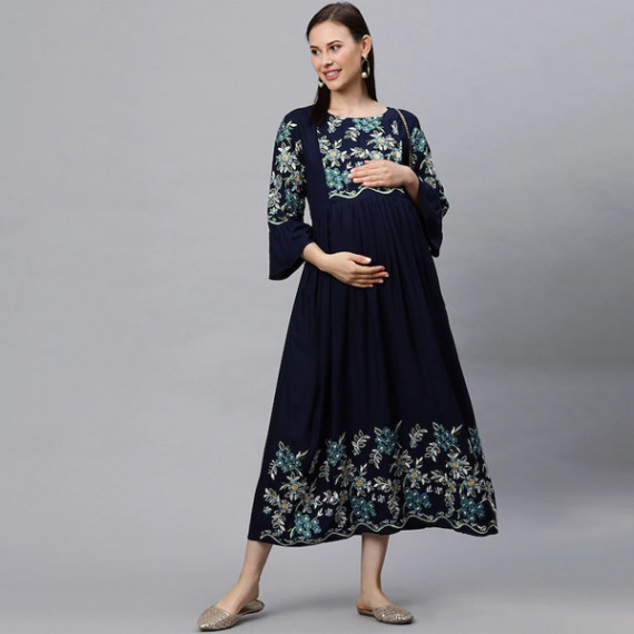 https://fazhionshore.com/products/women-navy-blue-embroidered-maternity-feeding-maxi-nursing-dress