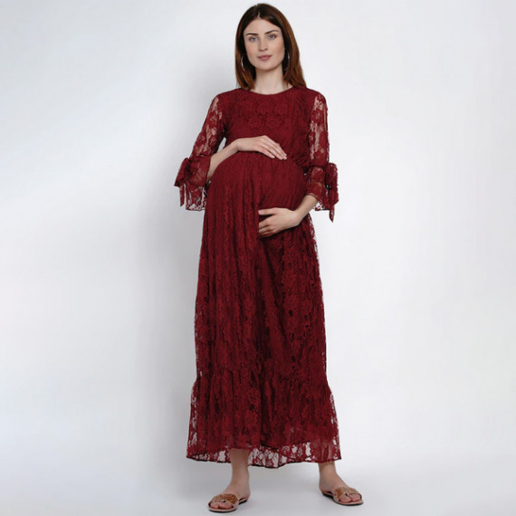 https://fazhionshore.com/products/women-maroon-maternity-self-design-maxi-dress