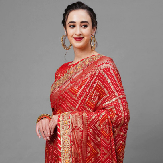 https://fazhionshore.com/products/red-gold-toned-woven-design-bandhani-saree