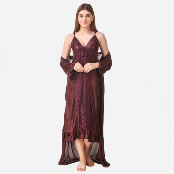 https://fazhionshore.com/products/brown-maxi-satin-solid-nightwear-set