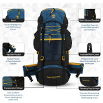 Rucksack travel bag for men